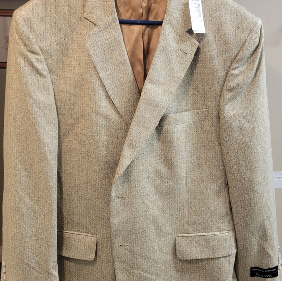 NWT Jos A Bank 100% Silk Suit Jacket Sz 46R - Picture 9 of 10